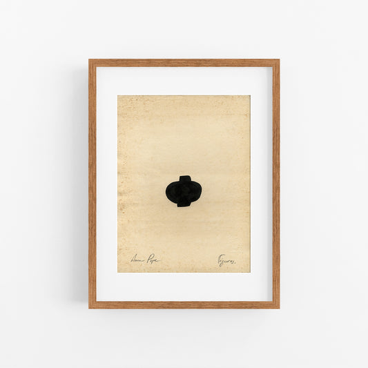 Figures. 10 - Ink drawing on vintage paper Anna Pepe x forn Studio