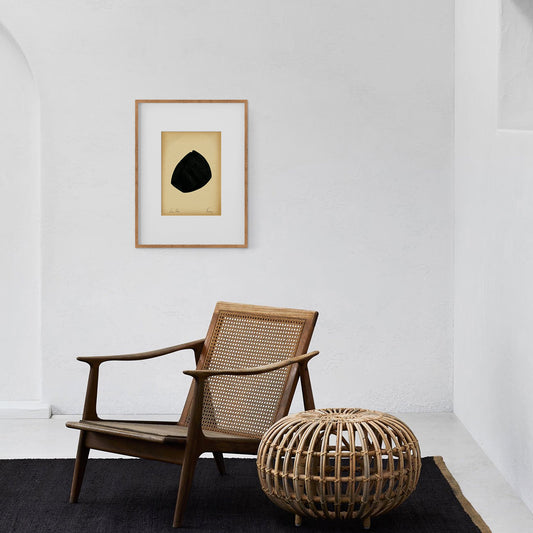 Forms. 10 - Gouache painting on vintage paper Anna Pepe x forn Studio