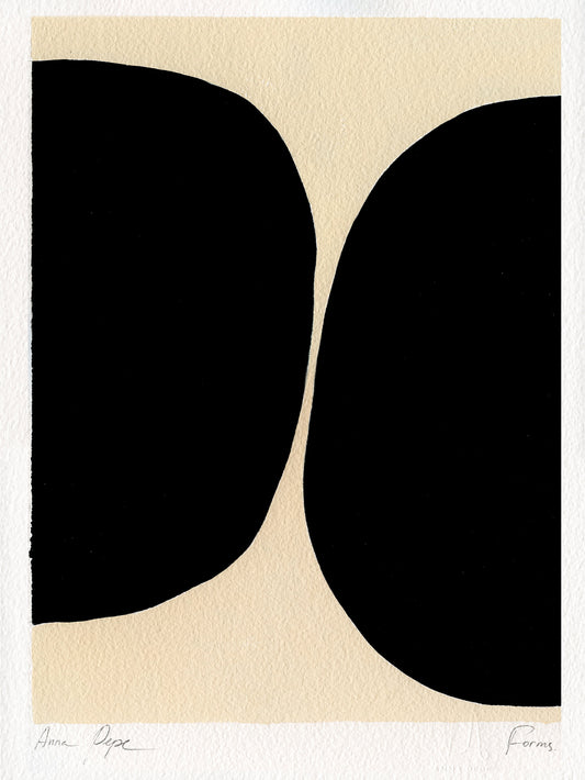 Forms. 13 - Gouache painting on paper Anna Pepe x forn Studio