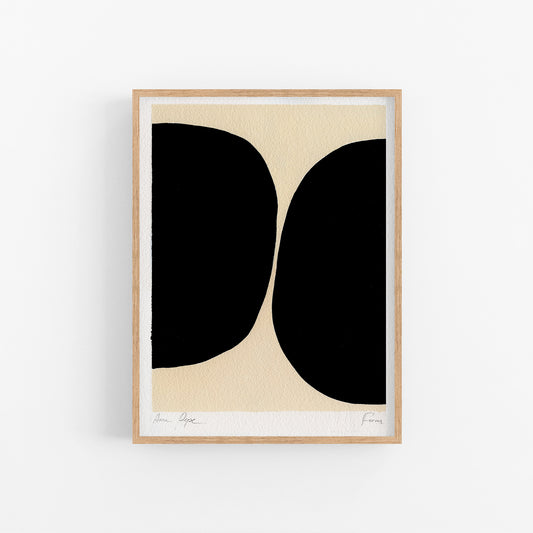 Forms. 13 - Gouache painting on paper Anna Pepe x forn Studio