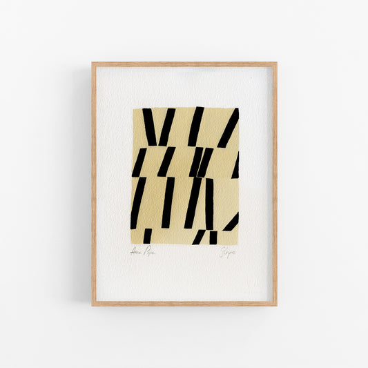 Stripes. 03 - Gouache painting on paper Anna Pepe x forn Studio