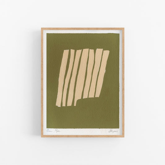 Stripes. 04 - Gouache painting on paper Anna Pepe x forn Studio