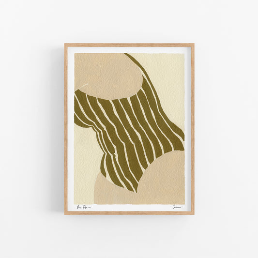 anna pepe, forn studio, gouache painting, abstract wall art