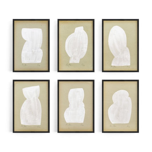 Original wall art, forn studio, anna pepe, collectible painting, gallery wall set